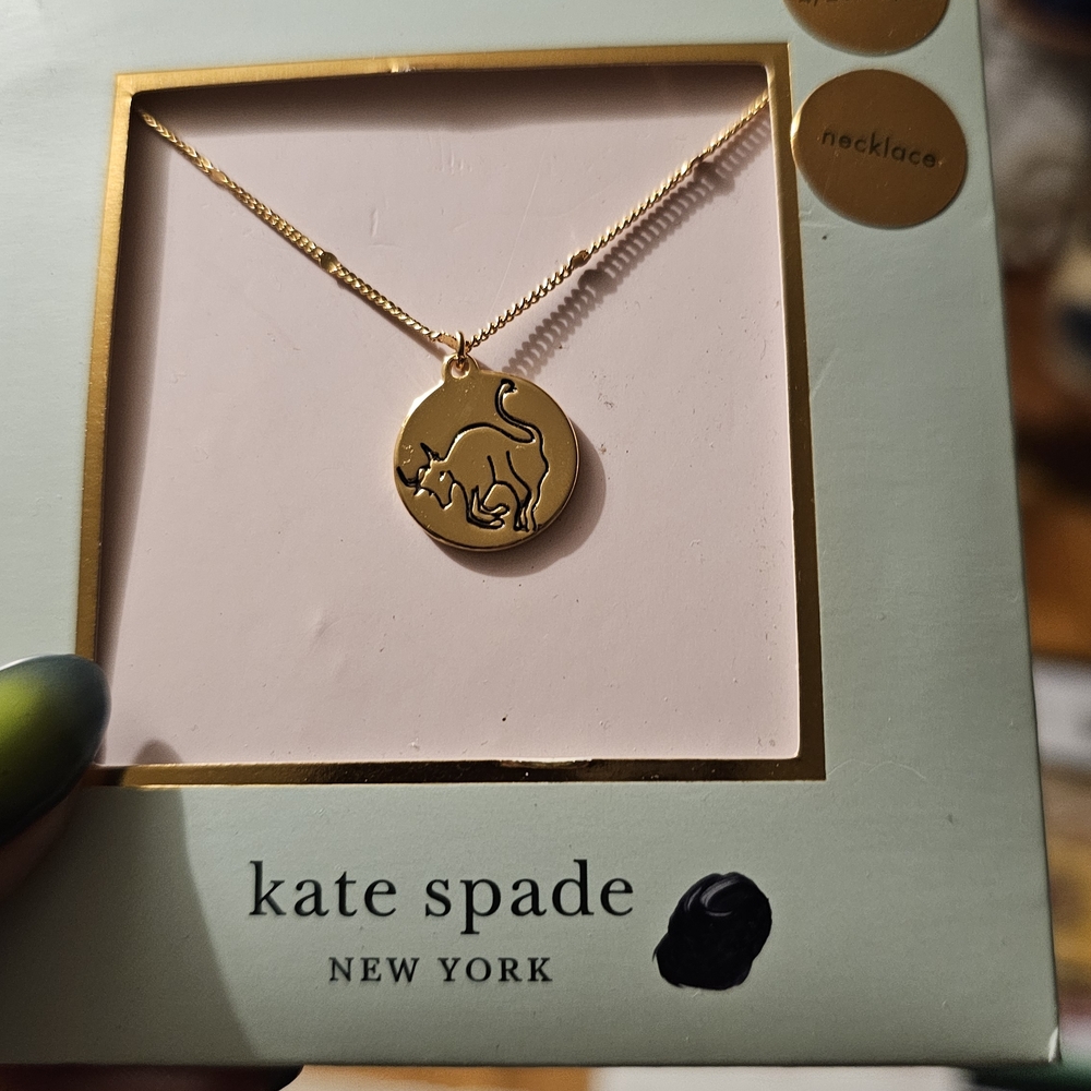 Kate Spade Gold Taurus ♉ Pendant Necklace